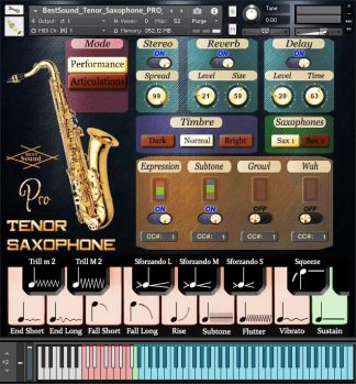 Tenor Saxophone Pro Kontakt sound library